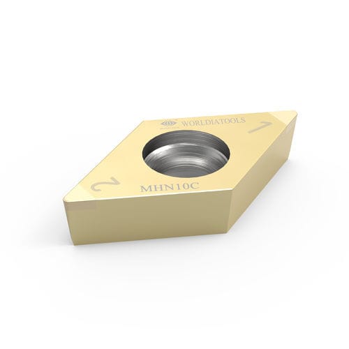 Plaquette de coupe amovible CBN - DCGW 070208 - Beijing Worldia Diamond Tools Co., Ltd - pour acier trempé / avec revêtement
