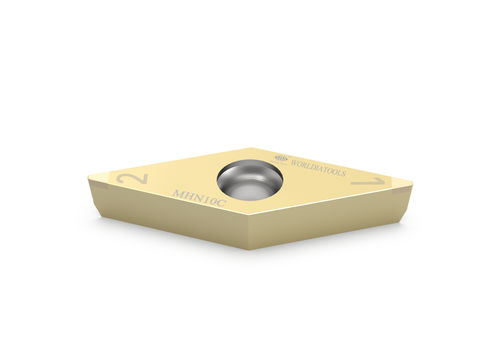 Plaquette de coupe amovible de tournage - VCGW 110308 - Beijing Worldia Diamond Tools Co., Ltd - CBN / pour acier trempé / avec revêtement