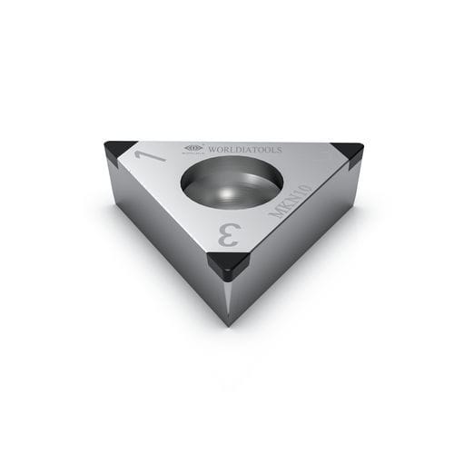 Plaquette de coupe amovible de tournage - TCGW 110308 - Beijing Worldia Diamond Tools Co., Ltd - CBN / pour fonte