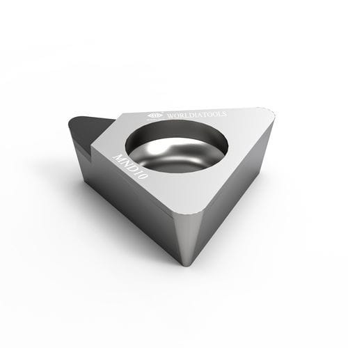 Plaquette de coupe amovible de tournage - TPGT 160404 - Beijing Worldia Diamond Tools Co., Ltd - en PCD / pour matériaux non-ferreux