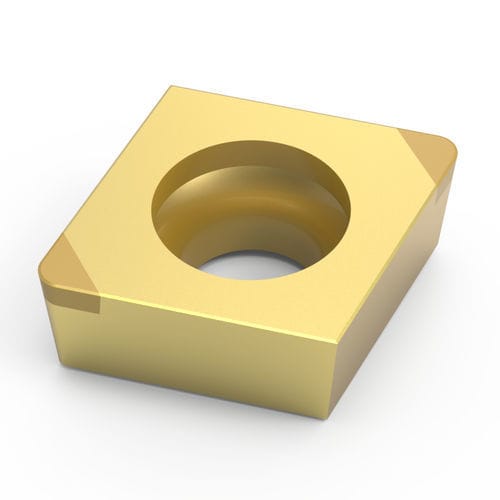 Plaquette de coupe de tournage - CCGW - Beijing Worldia Diamond Tools Co., Ltd - CBN / pour acier / avec revêtements PVD