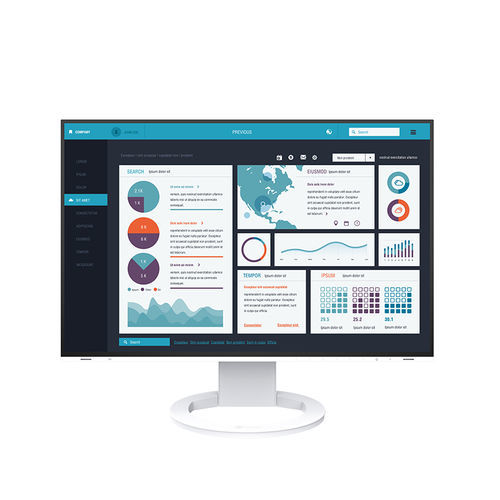 Moniteur IPS LCD - EV2495 series - EIZO NANAO - rétroéclairage à LED / 24.1" / 1920 x 1200
