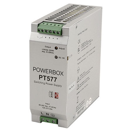 Alimentation électrique sur rail DIN - PT577 series - Powerbox - DC/DC / AC/DC / à sortie simple