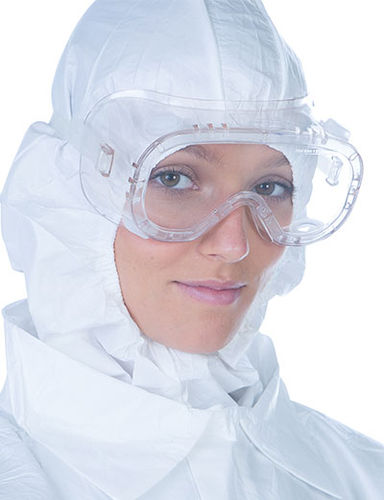 Lunettes-masque de protection balistique - BCGS1  - BioClean - en polycarbonate / en PVC / avec traitement antibuée