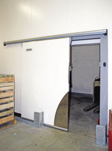 Porte coulissante - DAGARD - en acier inoxydable / en aluminium / pour l'intérieur