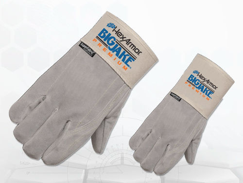 Gants de manutention - BigJake® Premium 5040-5041 - HexArmor - anticoupure / en cuir