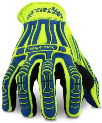 Gants de manutention - Rig Lizard® 2024 - HexArmor - antivibration / résistant à l'huile / en coton