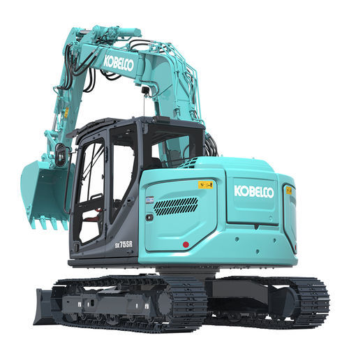 Pelleteuse intermédiaire - SK75SR-7 Side Drain - Kobelco Cranes Co., Ltd. - sur chenilles / diesel / pour chantier de construction