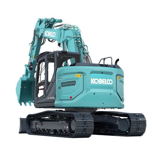 Pelleteuse intermédiaire - SK140SRLC-7 Side Drain - Kobelco Cranes Co., Ltd. - sur chenilles / diesel / pour chantier de construction