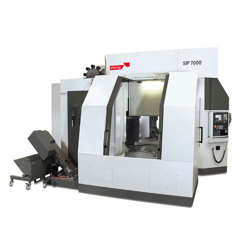 Centre d'usinage CNC 4-5 axes - SIP 7000 series - Starrag - horizontal / avec table rotative / ISO 50