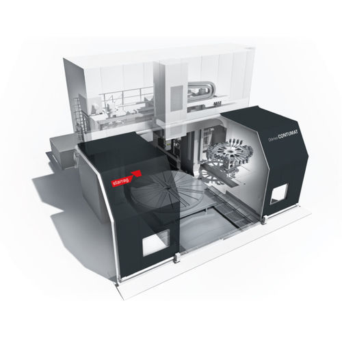 Tour CNC - Dörries CONTUMAT VC-V series - Starrag - horizontal / 4 axes / à double colonne