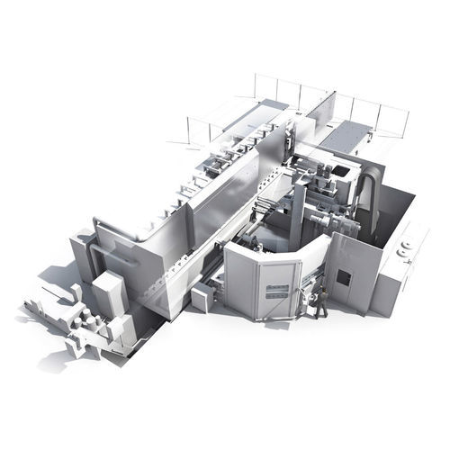 Centre d'usinage CNC 5 axes - Scharmann ECOFORCE Ti 9 / Ti 13 - Starrag - vertical / à deux broches / HSK-A 100