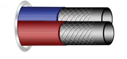 Tuyau flexible pour l'eau - TECHNI TWIN 91 - TECHNIFLEX HOSE INDUSTRY - pour produits chimiques / pour air / en polyester