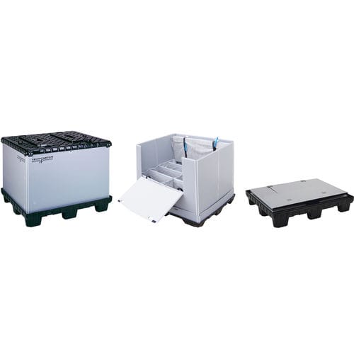 Caisse-palette en plastique - Tecnicarton, S.L. - de transport / pliable / légère