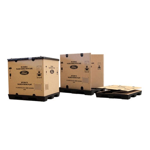 Caisse-palette en plastique - Tecnicarton, S.L. - en carton / de stockage / de transport