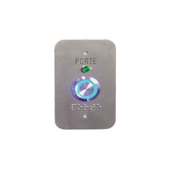 Bouton poussoir tactile - FD-500-258 - FDI MATELEC - en acier inoxydable / lumineux (LED) / pour détection d'ouverture de porte