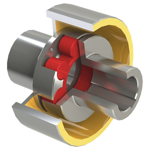Accouplement flexible - MLL4-13 - ZHENJIANG SUODA COUPLING CO.,LTD. - avec roue de freinage / goupille et manchon