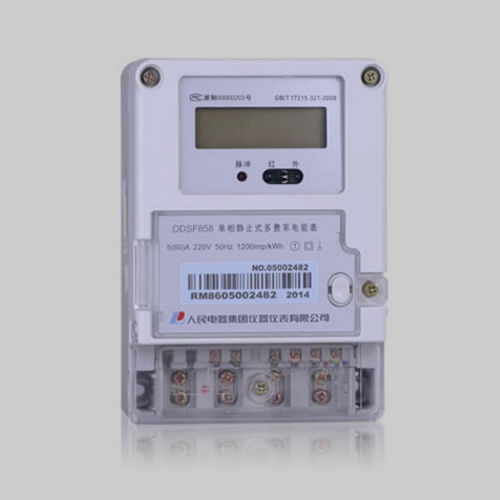 Compteur d'énergie électrique monophasé - DDSF858 single phase  multi-tariff meter - PEOPLE ELE. APPLIANCE GROUP CO., LTD. - mural / avec afficheur LCD / RS-485
