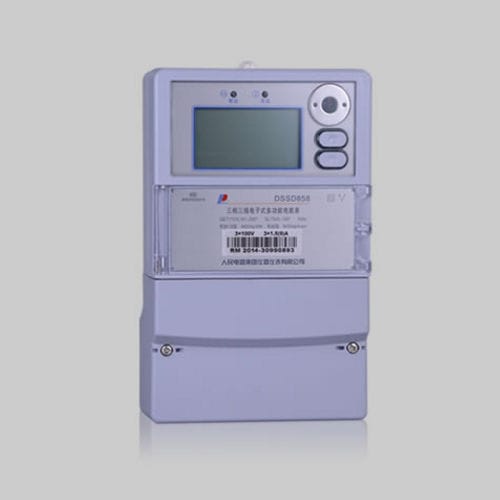 Compteur d'énergie électrique triphasé - DDSD858/DTSD858 three-phase multi-function meter - PEOPLE ELE. APPLIANCE GROUP CO., LTD. - mural / RS-485 / avec afficheur LCD