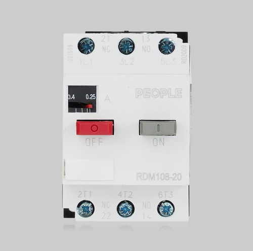 Disjoncteur à air - RDM108 series - PEOPLE ELE. APPLIANCE GROUP CO., LTD. - pour surcharge / contre les courts-circuits / de protection moteur