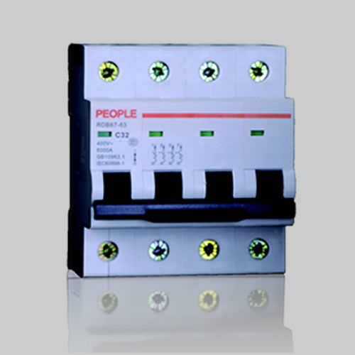 Disjoncteur AC - RDB67-63 (H) Series - PEOPLE ELE. APPLIANCE GROUP CO., LTD. - contre les courts-circuits / pour la distribution électrique / miniature