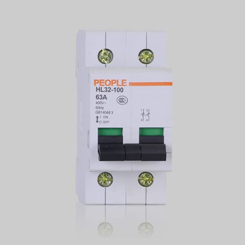 Interrupteur-sectionneur sur rail DIN - HL32-100 - PEOPLE ELE. APPLIANCE GROUP CO., LTD. - industriel