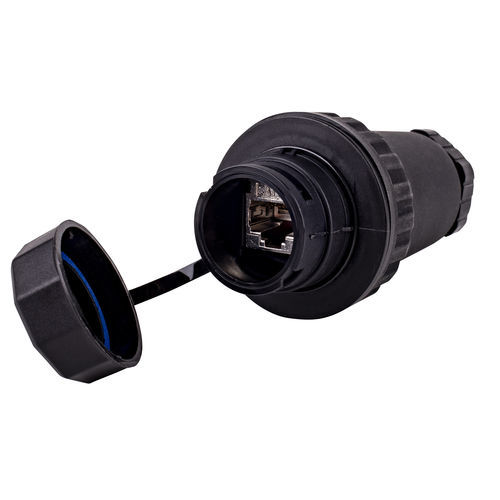 Connecteur de données - I4T6AFSIP68 - CAE GROUPE - RJ45 / cylindrique / femelle