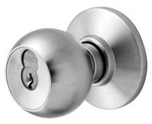 Poignée pivotante - 6K series - BEST Access systems - de porte à serrure / en acier