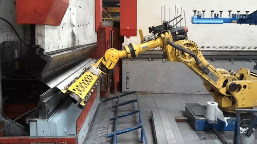 Cellule robotisée de déchargement - TECAUMA - de chargement / de pliage / pour presse plieuse
