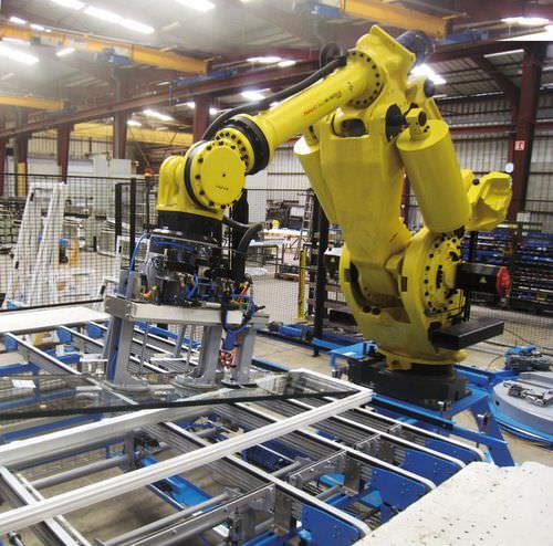 Cellule robotisée de manutention - TECAUMA - de pose / pour vitrage