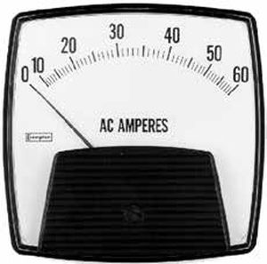 Ampèremètre AC - Saxon series - Crompton Instruments - analogique / à montage affleurant