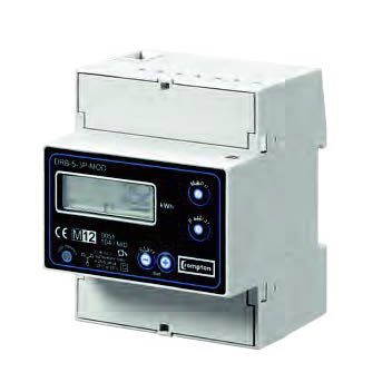 Compteur d'énergie électrique triphasé - DRB-5-3P - Crompton Instruments - sur rail DIN / numérique / Modbus