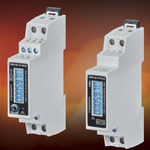 Compteur d'énergie électrique monophasé - DRS-45-1P - Crompton Instruments - sur rail DIN / avec afficheur LCD / Modbus