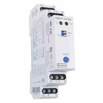 Relais de protection de température - PMM/T series - Crompton Instruments - pour moteur électrique / sur rail DIN