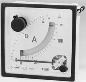 Ampèremètre analogique - E244-16 series - Crompton Instruments - monté en panneau / avec indication de demande maximale