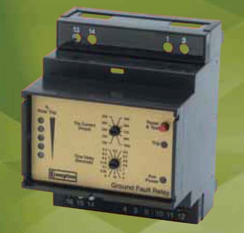 Relais de protection de fuite à la terre - 373-GFR - Crompton Instruments - pour générateur / sur rail DIN