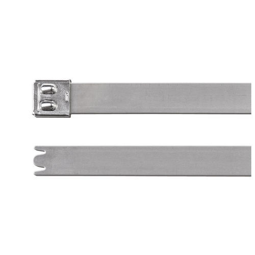 Collier de câblage en acier inoxydable - MBTXHD- / MBTUHD-Series - HellermannTyton - double