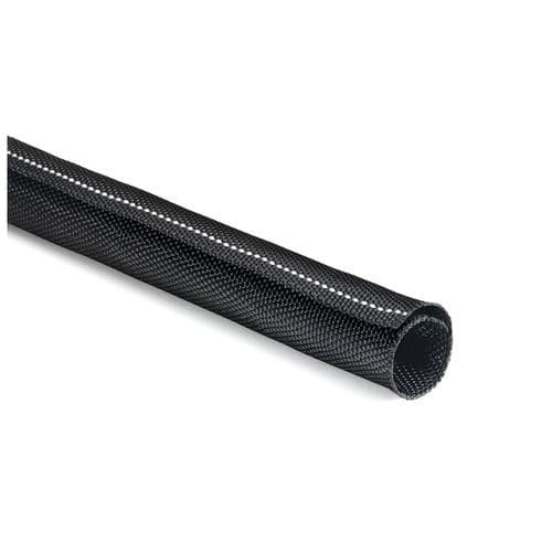 Gaine de protection - Twist-In-FR 50-PET-BK - HellermannTyton - ouvrable / pour câbles / en polyester