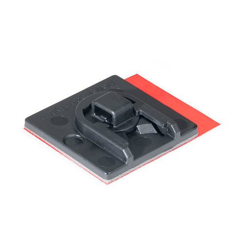 Embase pour collier de serrage autocollante - SMB4APT-A-PA66HS/A-BK - HellermannTyton - en polyamide