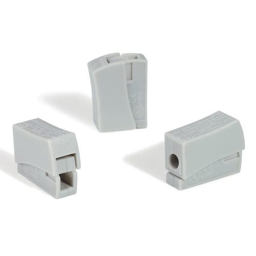 Bloc de jonction enfichable - HECL-2/1-PA66-WH - HellermannTyton - à connexion à ressort