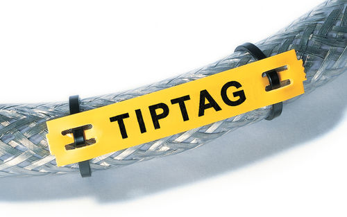 Étiquette d'identification - TIPTAG15X65WH-PO-WH - HellermannTyton - en polyoléfine / pour câbles