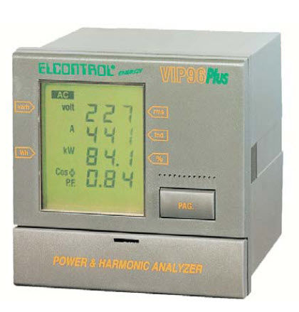 Analyseur pour réseau électrique - VIP96PLUS - ELCONTROL - de qualité d'énergie / benchtop