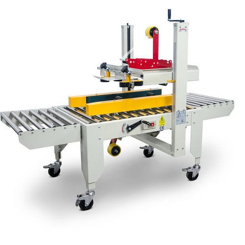 Fermeuse de cartons à double rabats - KP-S series - Shanghai Kingrun Machinery Equipment CO., LTD - ruban adhésif / entièrement automatique
