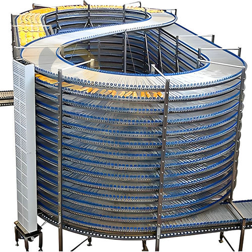 Tour de refroidissement à spirale - Shanghai Kingrun Machinery Equipment CO., LTD - pour l'industrie agroalimentaire