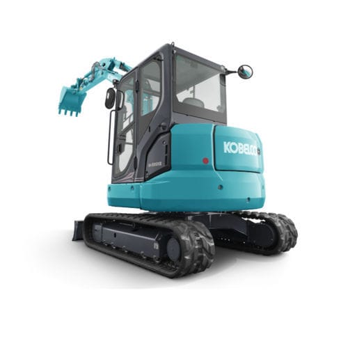 Mini pelle - SK58SRX-7E - Kobelco Construction Machinery Europe B.V. - sur chenilles / diesel