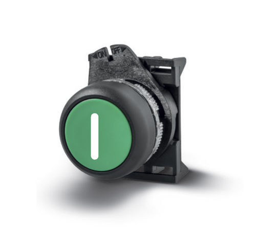 Bouton poussoir rotatif - PPRN2BL/I - Operatore ø22 IP65 BLACK LINE - Giovenzana International B.V. - IP65 / de commande / à montage affleurant