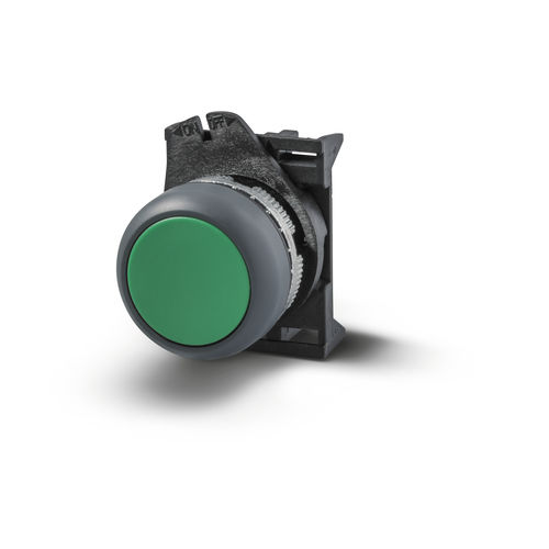 Bouton poussoir tactile - PPRN2GL - Pulsante rasato ø22 IP67/IP69K - GREY LINE - Giovenzana International B.V. - IP65 / à montage affleurant / action momentanée
