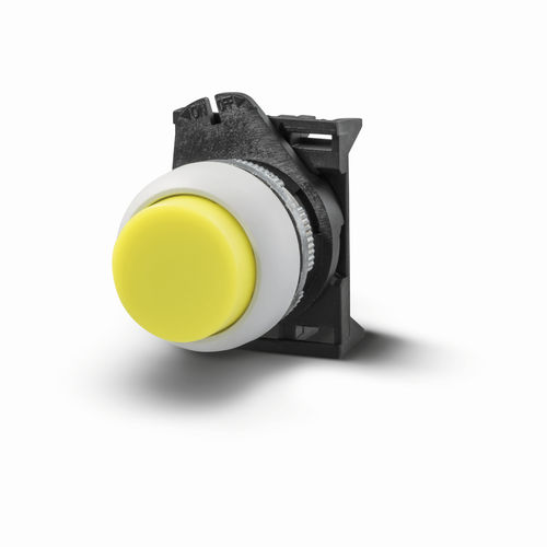 Bouton poussoir tactile - PPSL3GL4X - Pulsante sporgente luminoso ø22 NEMA 4-4x - Giovenzana International B.V. - action momentanée / avec garde rallongée