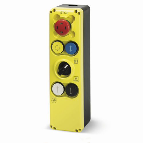Boîte à boutons à 6 boutons - GM751 - Giovenzana International B.V. - IP54 / pour ascenseur