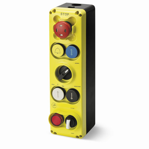 Boîte à boutons à 8 boutons - GM754 - Giovenzana International B.V. - IP54 / pour ascenseur